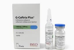 Ceftriaxone 1000g + Sulbactam 500mg Vial